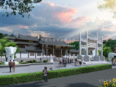 道觀古建筑設(shè)計(jì)，古樸風(fēng)格與布局匠心獨(dú)具