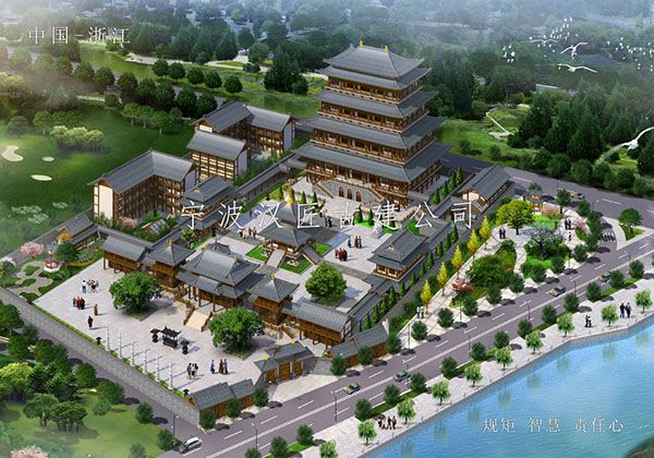 傳統美學與現代審美在佛教寺廟建筑設計中的融合